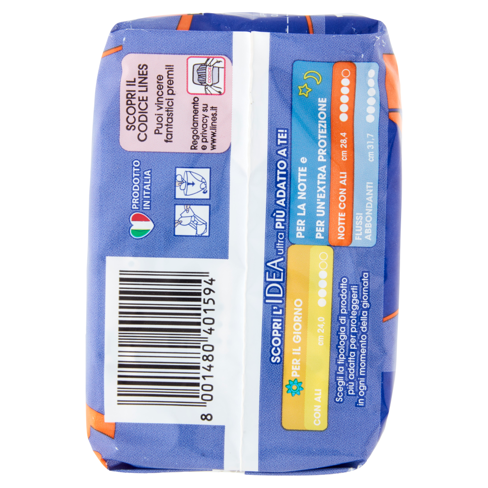 Lines Idea ultra notte con ali 10 pz