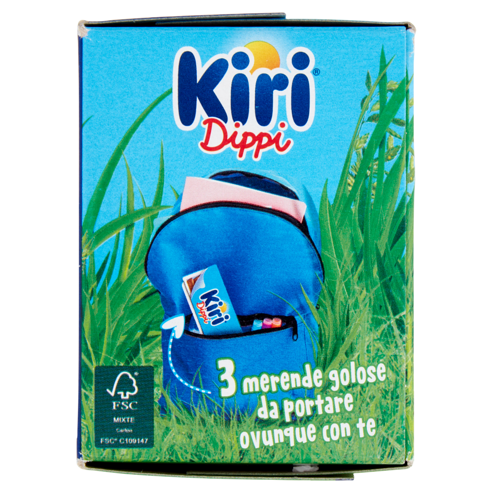 Kiri Dippi Latte Fresco & Crema di Latte + Croccanti Grissini 3 x 35 g