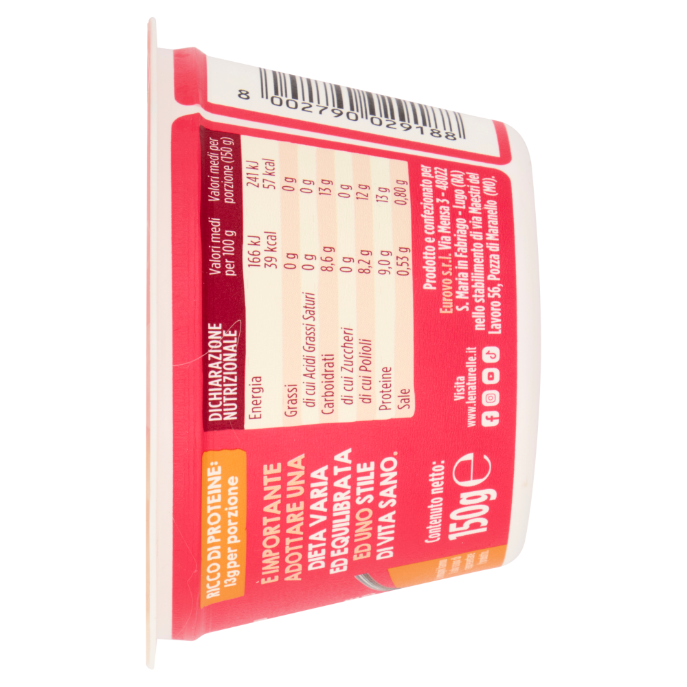 le Naturelle Cremoso a Base di Albume d'Uovo gusto Caramello Salato 150 g