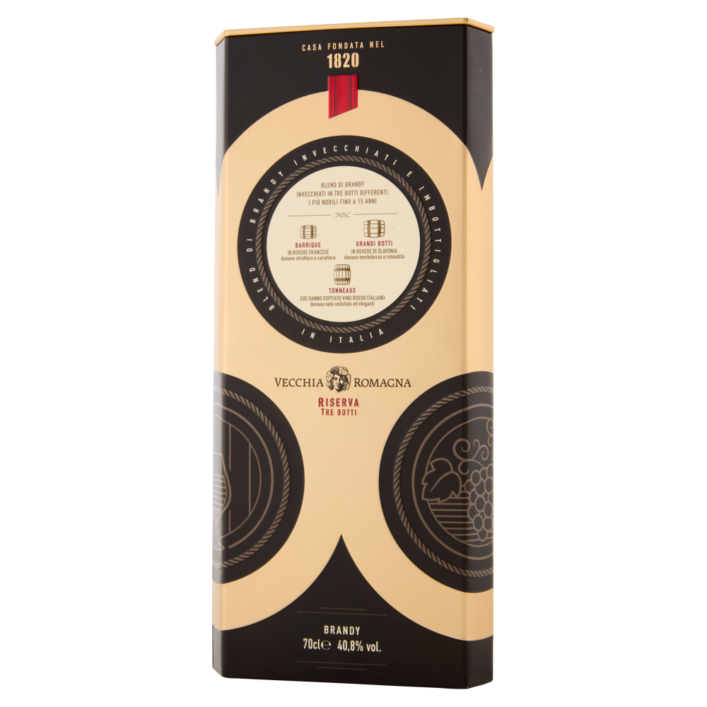 Vecchia Romagna Riserva Tre Botti 70 cl