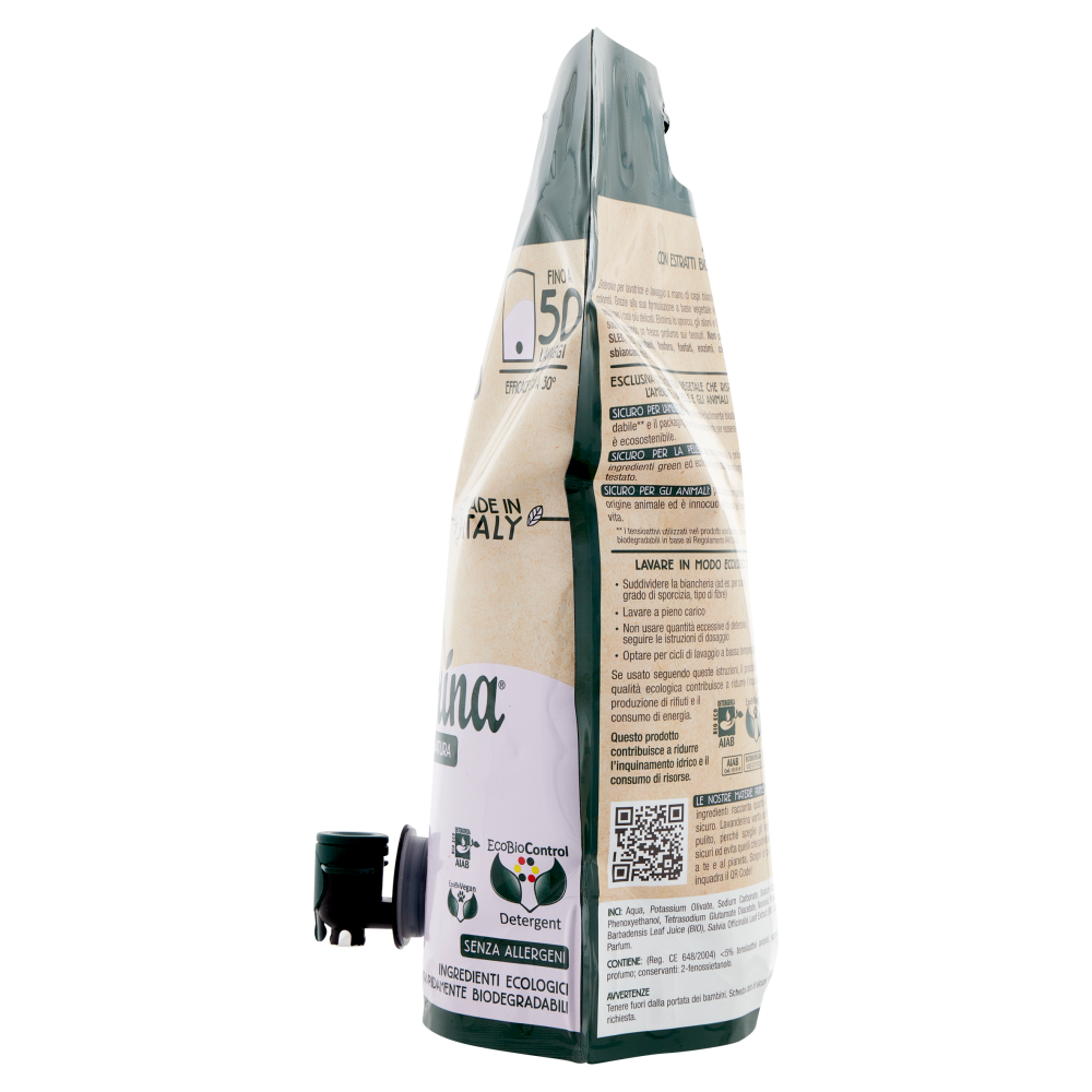 Lavanderina Lavatrice e Bucato a Mano Concentrato Fiorito Ecobio 2000 mL