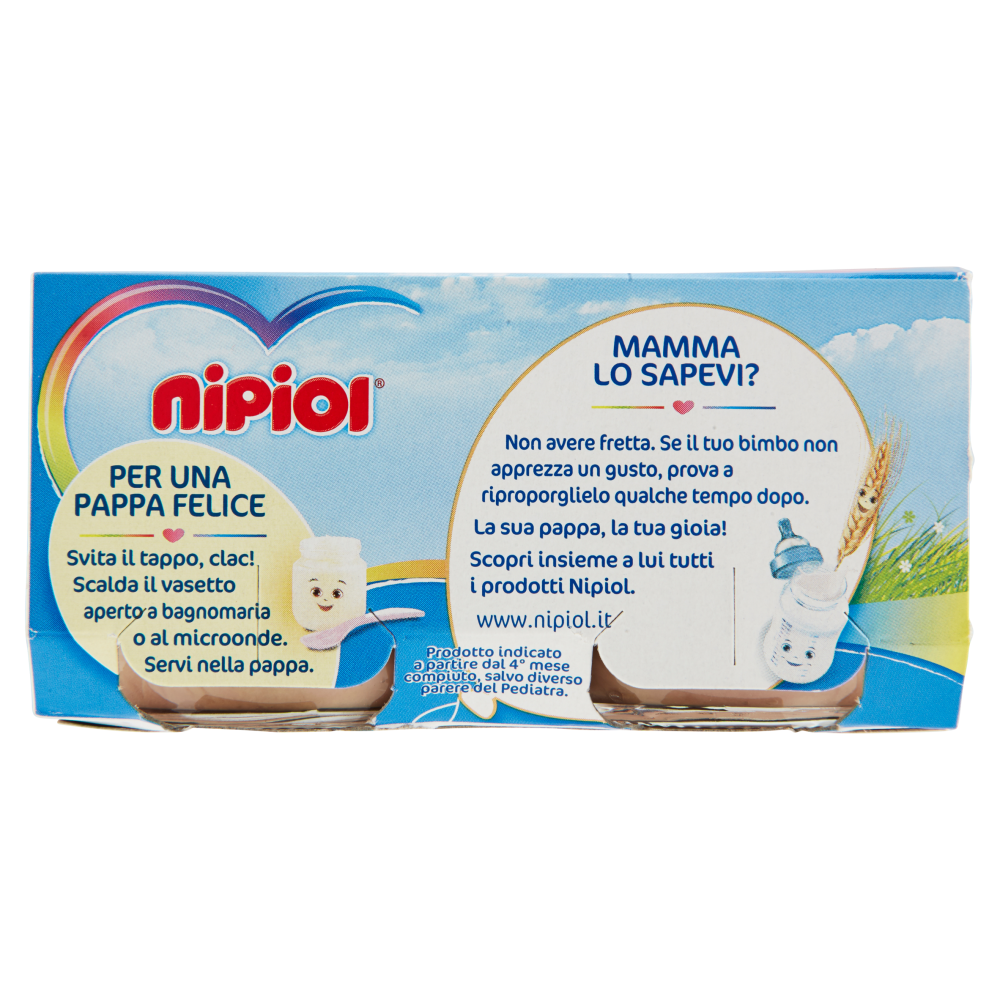 Nipiol Cavallo Omogeneizzato con cavallo e cereale 2 x 80 g