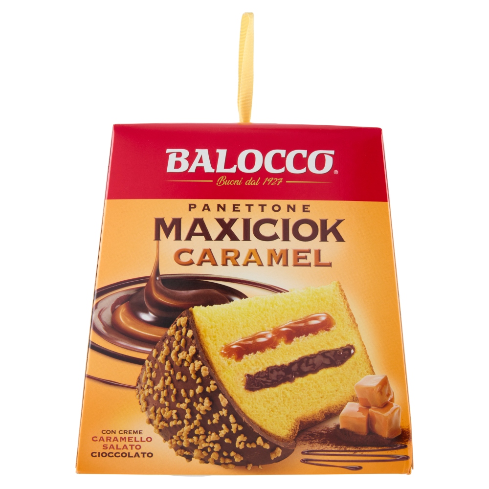 Balocco Panettone Maxiciok Caramel 800 g