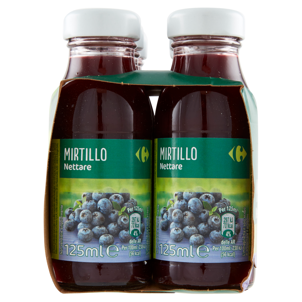 Carrefour Mirtillo Nettare 6 x 125 ml