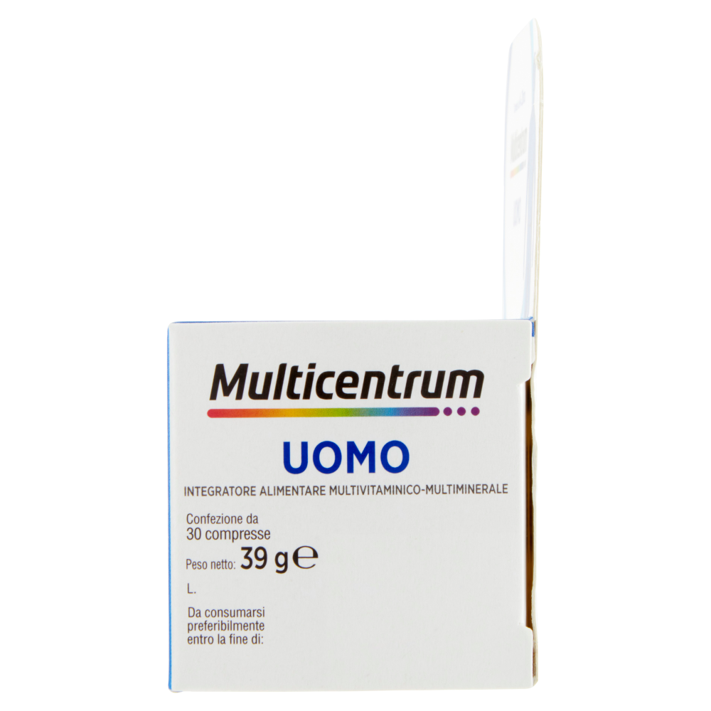 Multicentrum Uomo Vitamina B, D, Magnesio Integratore Multivitaminico Completo 30 cpr 39 g