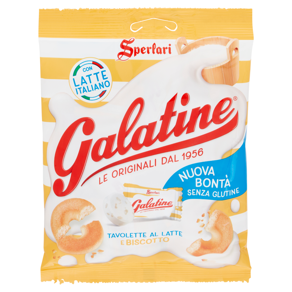 Galatine Tavolette al Latte e Biscotto 115 g