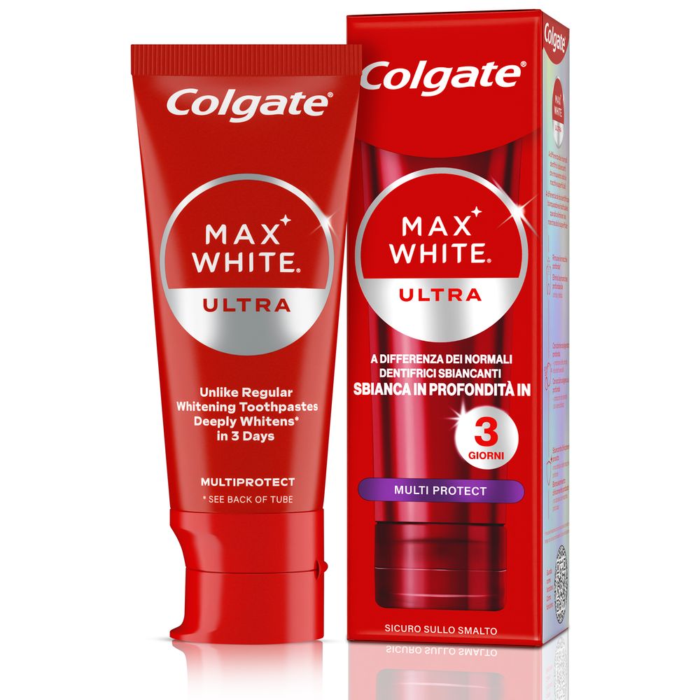 Colgate dentifricio sbiancante Max White Ultra Multiprotect 50 ml