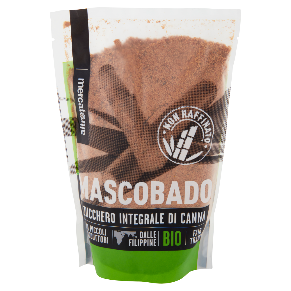 altromercato Bio Mascobado Zucchero Integrale di Canna 500 g