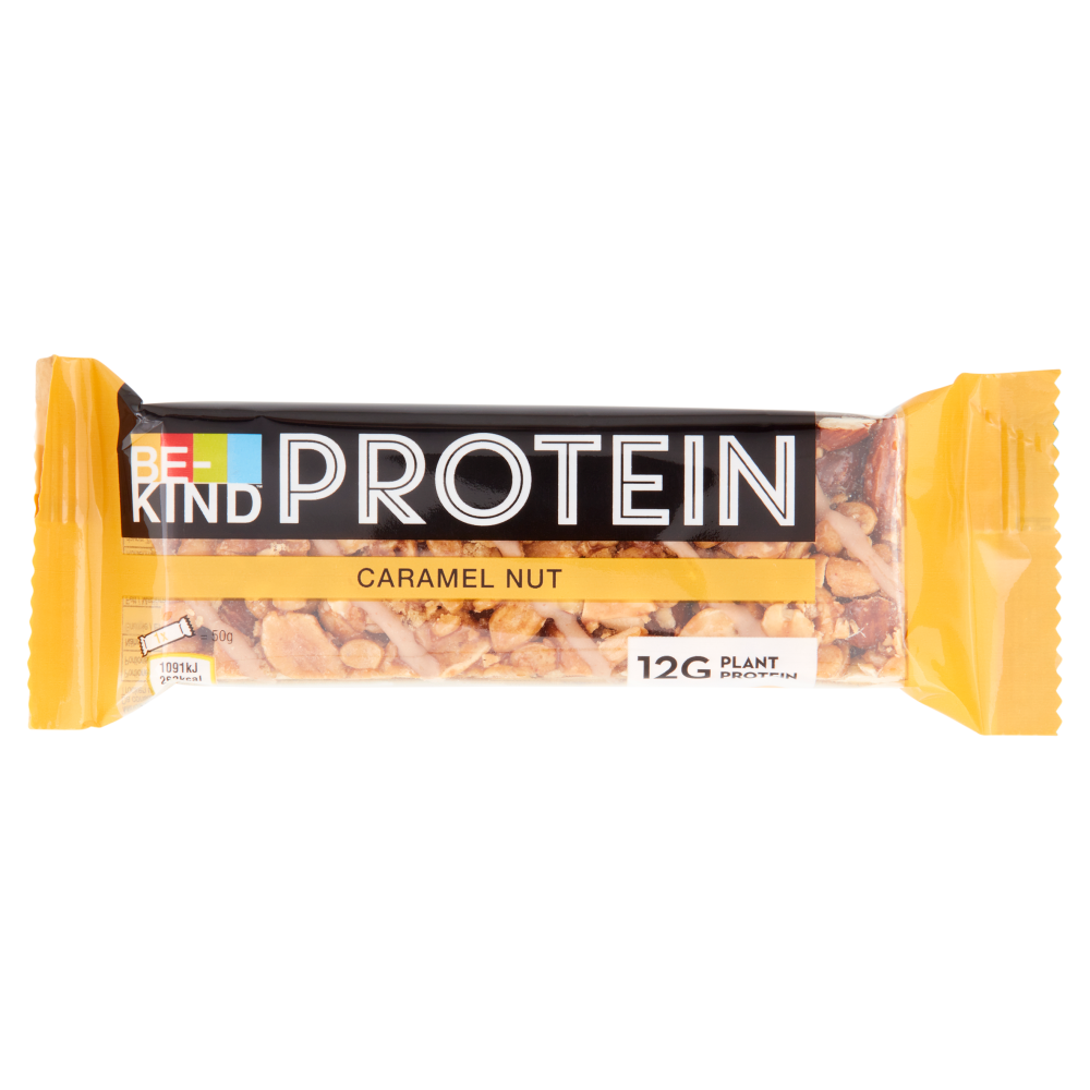 Be-Kind Protein Barretta Caramello, Mandorle e Arachidi 50 g