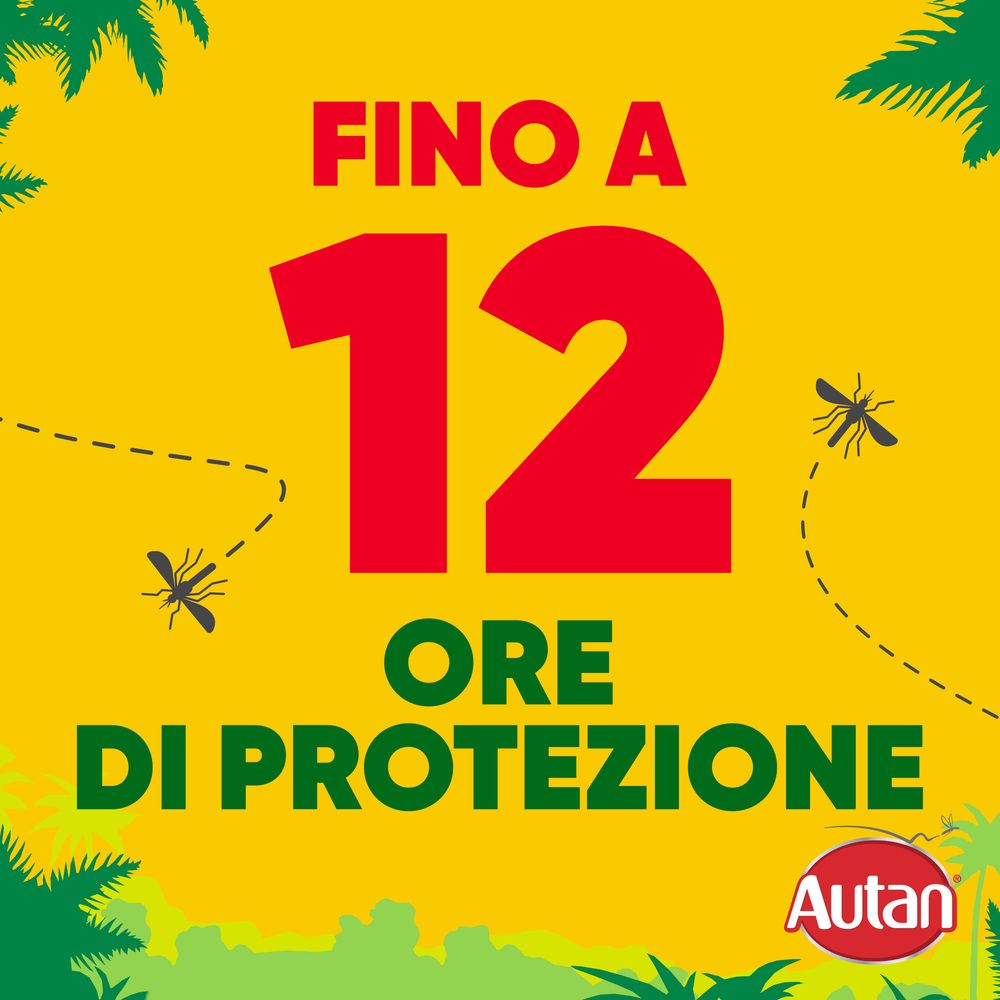 Autan Zecche e Tafani Vapo Spray Forte, Repellente Zanzare e Zecche con Azione Protettiva Duratura Fino a 12 ore di protezione, Ideale per Viaggiatori, 100 ml