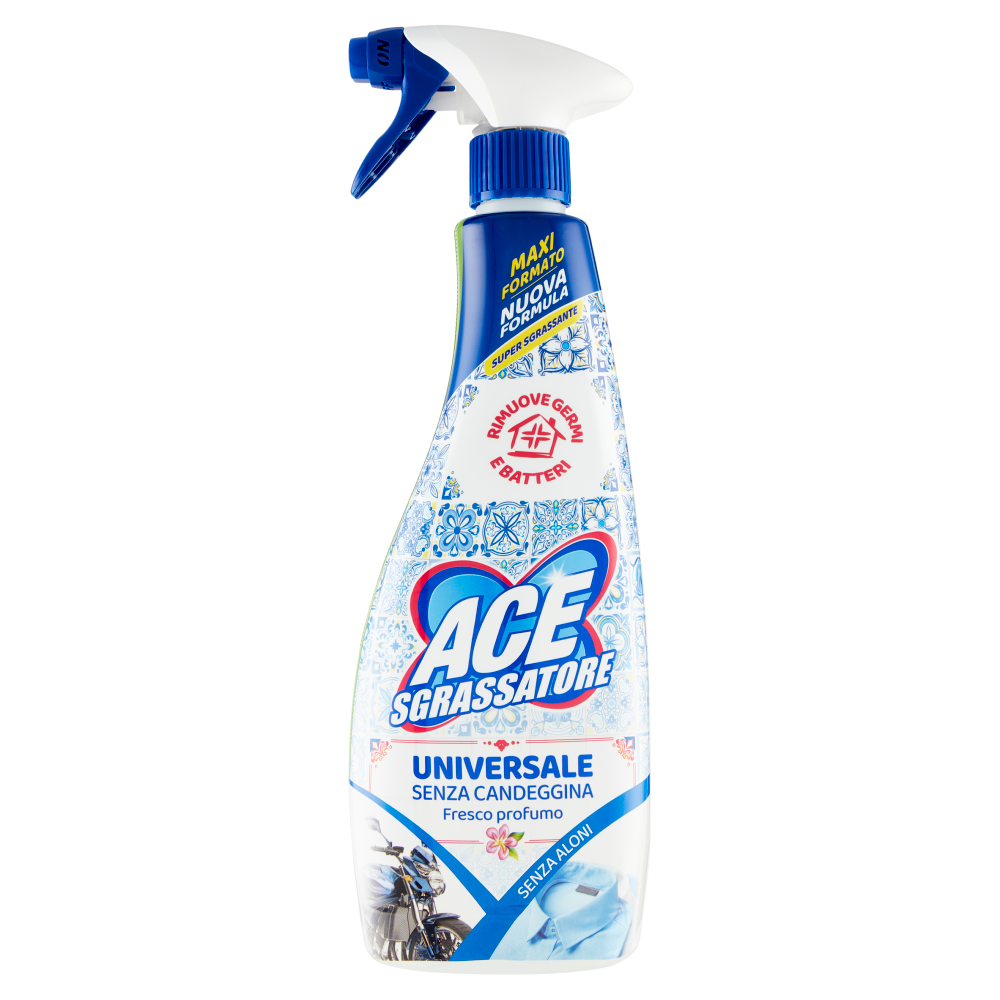 Ace Sgrassatore Universale Senza Candeggina Fresco profumo 800 ml