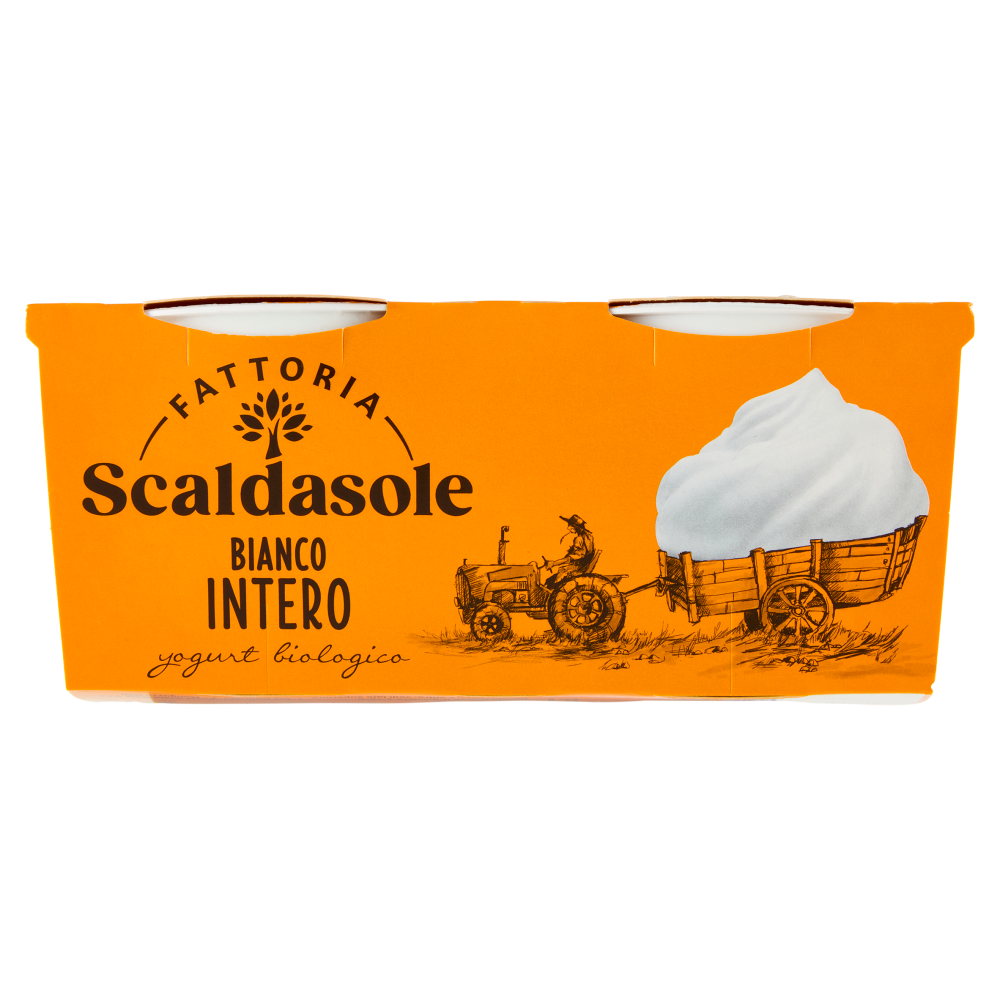 Fattoria Scaldasole Bianco Intero yogurt biologico 2 x 115 g