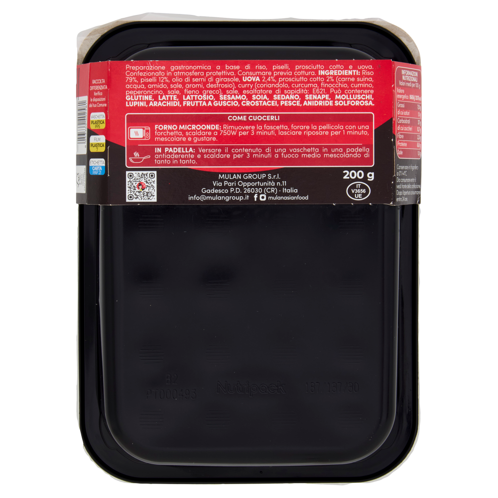 Mulan Riso al curry 200 g