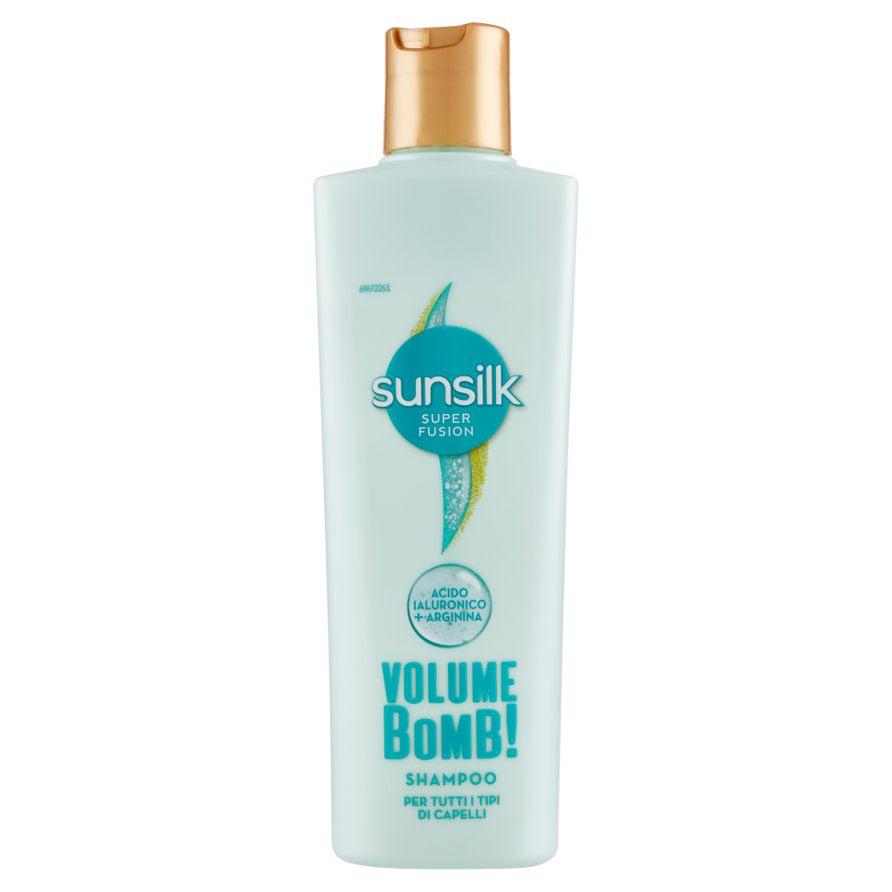 sunsilk Super Fusion Volume Bomb! Shampoo per Tutti i Tipi di Capelli 220 ml