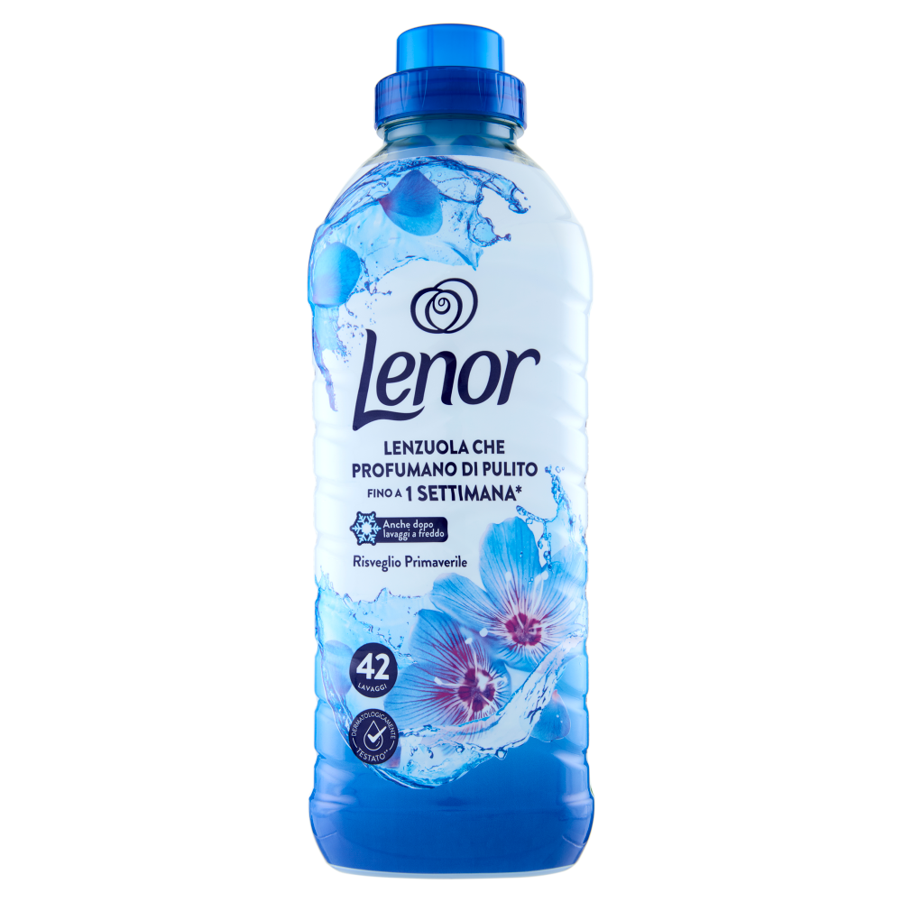 Lenor Ammorbidente Lavatrice Concentrato, Risveglio Primaverile, 42 Lavaggi 882 ml