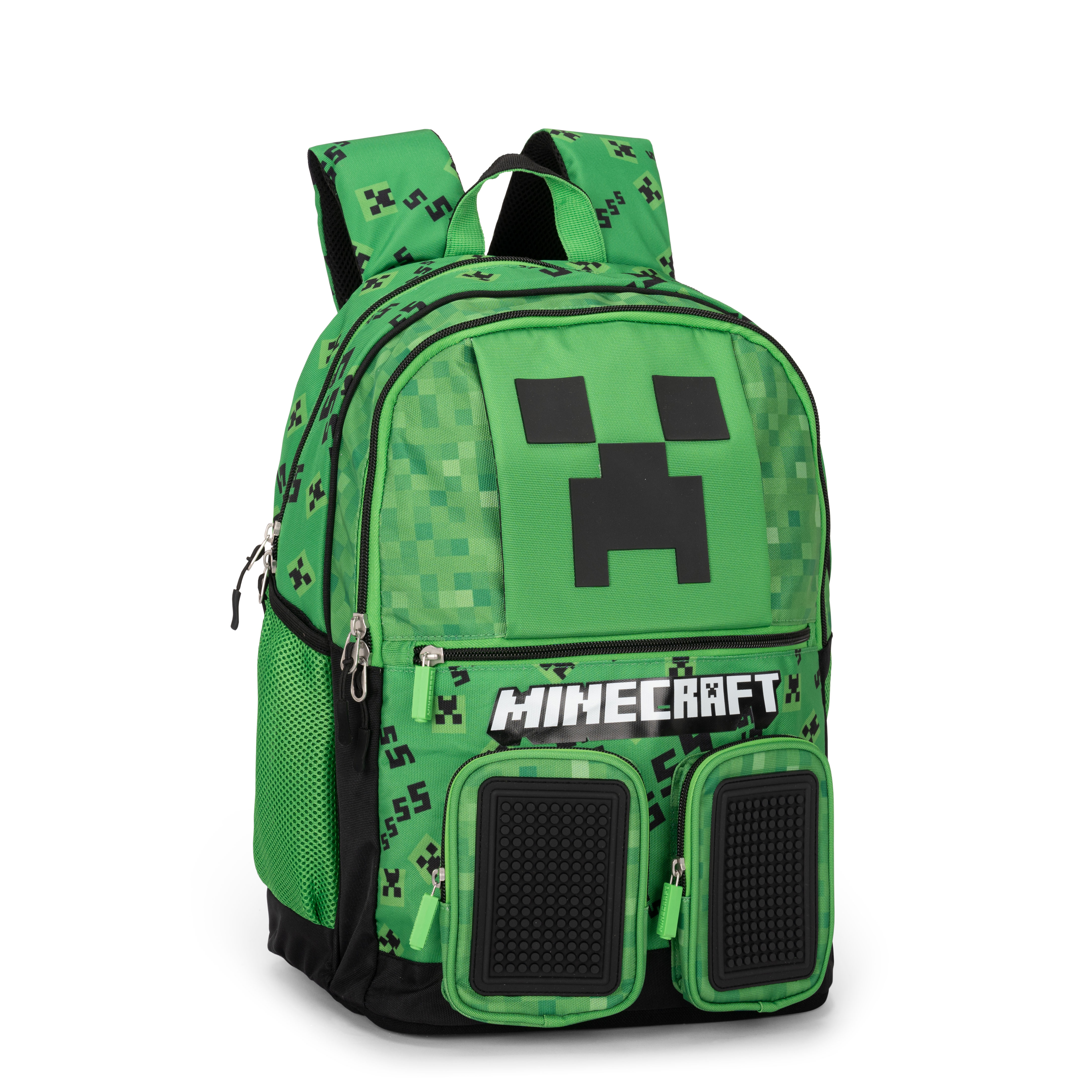 Carrefour 8058263203722 zaino Zaino scolastico Nero, Verde