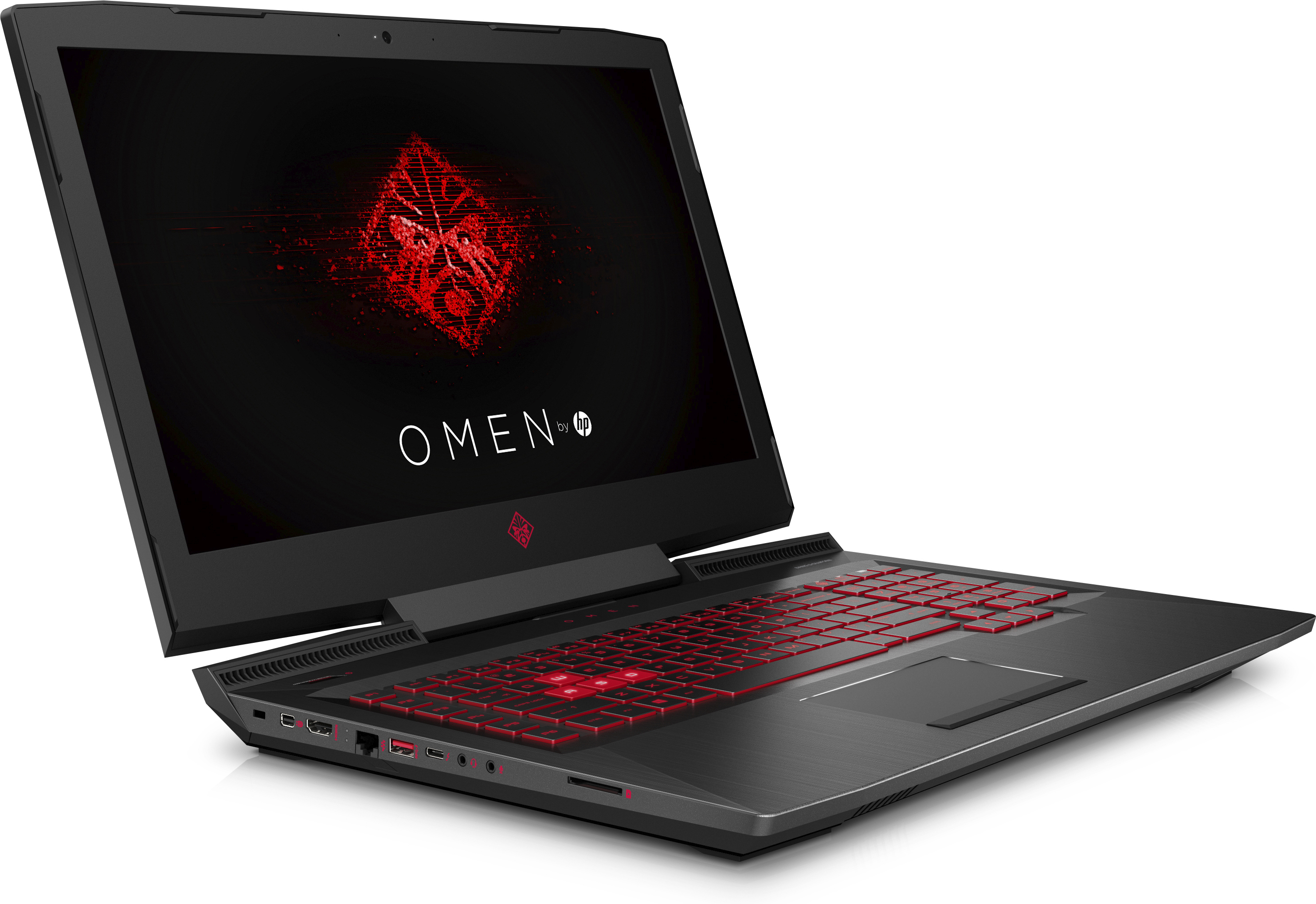 HP OMEN 17-an013nl Intel® Core™ i5 i5-7300HQ Computer portatile 43,9 cm (17.3") Full HD 8 GB DDR4-SDRAM 1 TB HDD NVIDIA® GeForce® GTX 1050 Windows 10 Home Nero