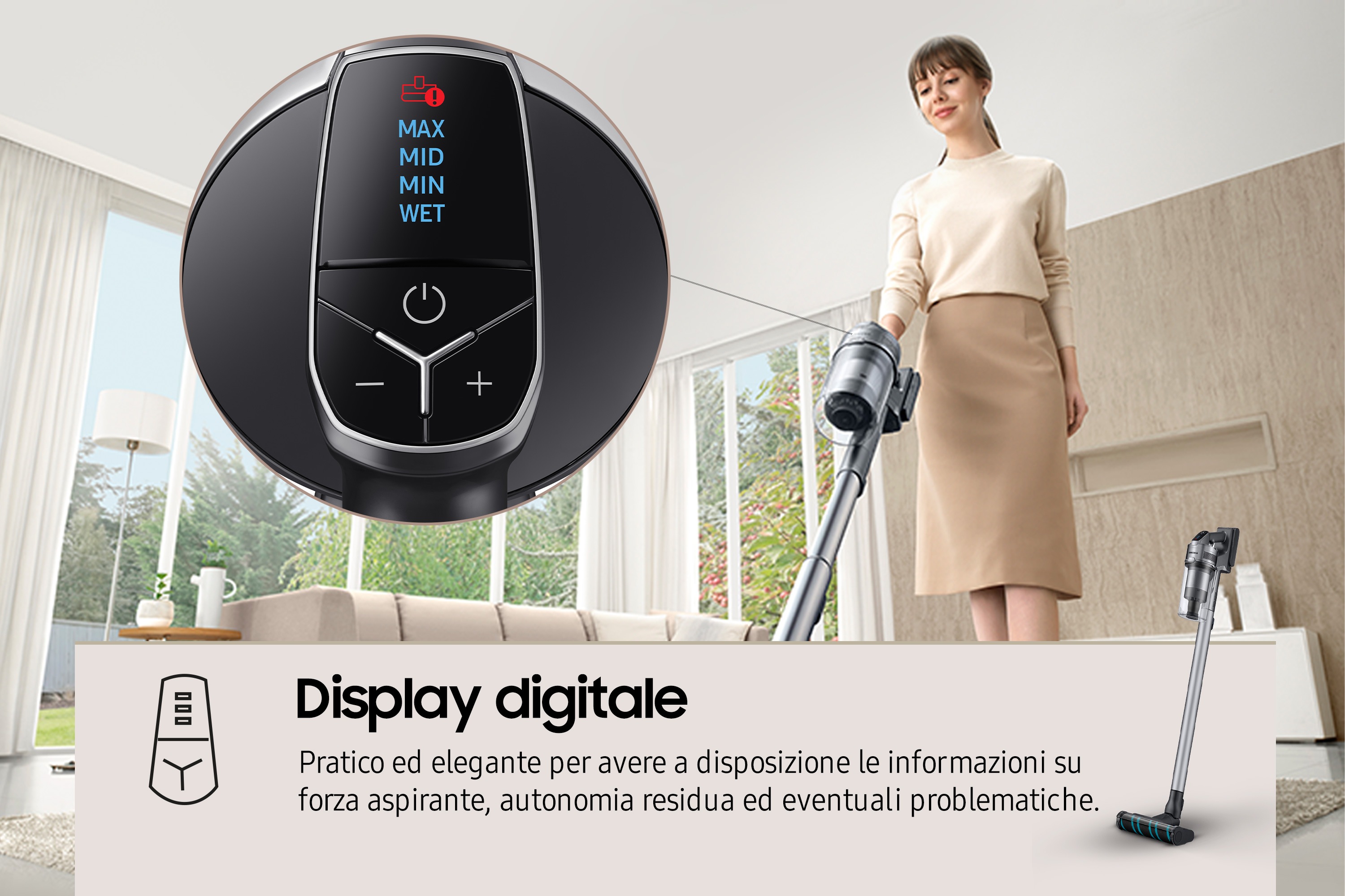 Samsung Aspirapolvere senza filo Jet™ 75E complete 200W VS20B75ACR5