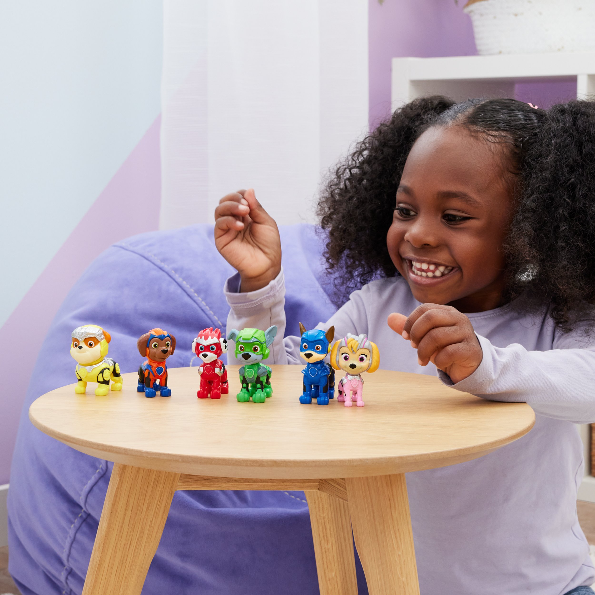 PAW Patrol , Confezione Regalo Tematizzata Super Film, con 6 Personaggi, Giocattoli per Bambini e Bambine, 3+ Anni