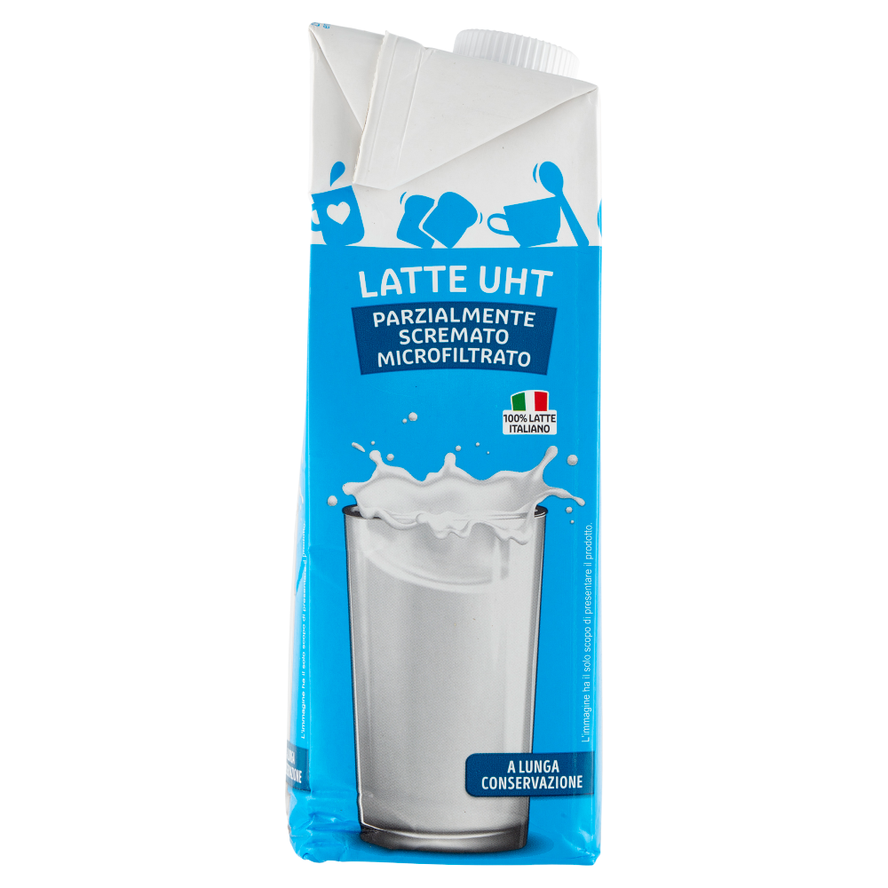Carrefour Classic Latte UHT Parzialmente Scremato Microfiltrato 1000 ml