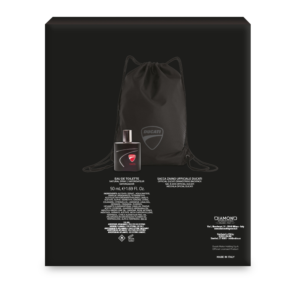 DUCATI 1926 GIFT SET (EDT 50ML + ZAINETTO A SACCA)