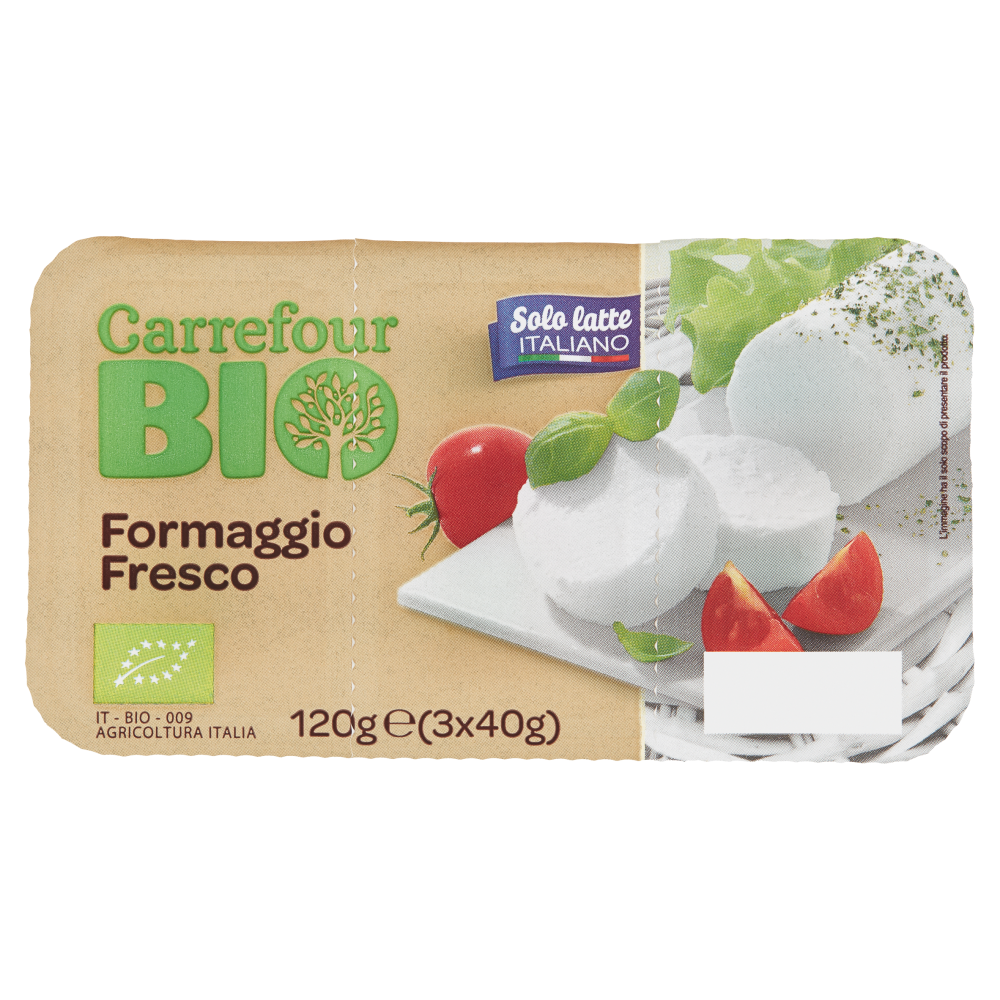 Carrefour Bio Formaggio Fresco 3 x 40 g