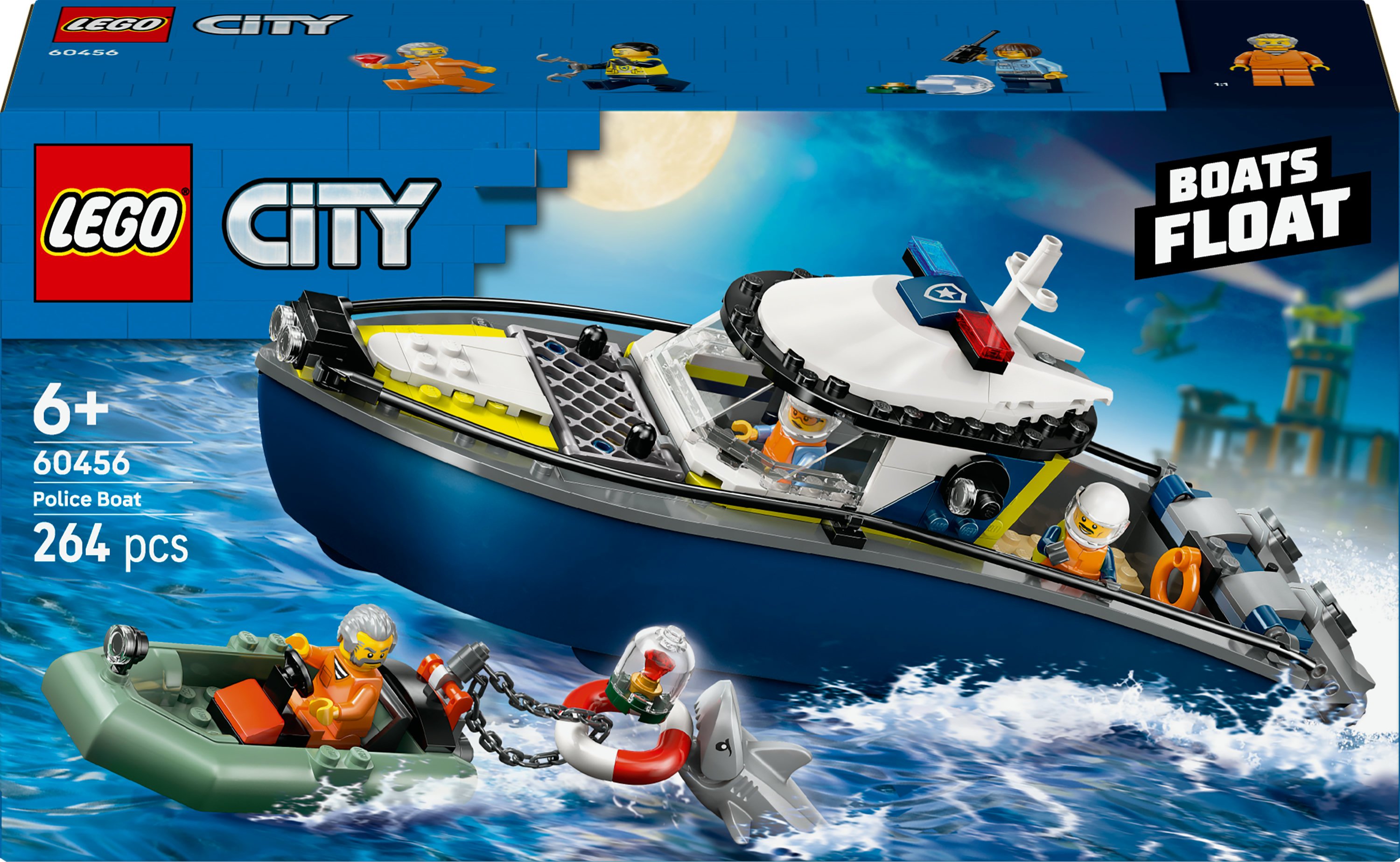 LEGO City Inseguimento del motoscafo della Polizia