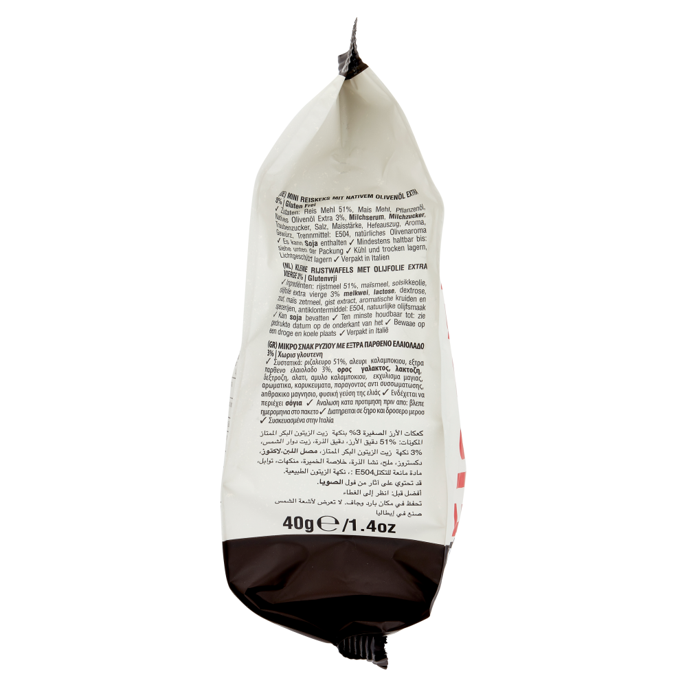 Fiorentini gli Originali Rice Snack Olio Extra Vergine di Oliva 40 g