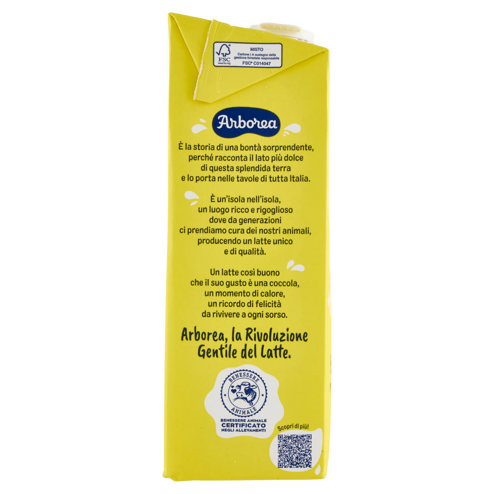Arborea Latte Intero UHT a Lunga Conservazione 1000 ml