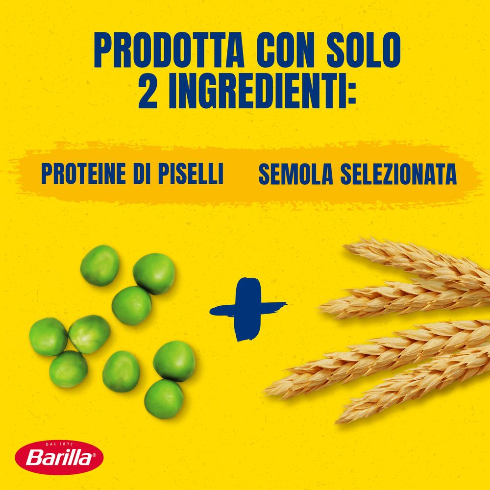 Barilla Protein+ Fusilli, Pasta Ricca di Proteine di Origine Vegetale, 400 g