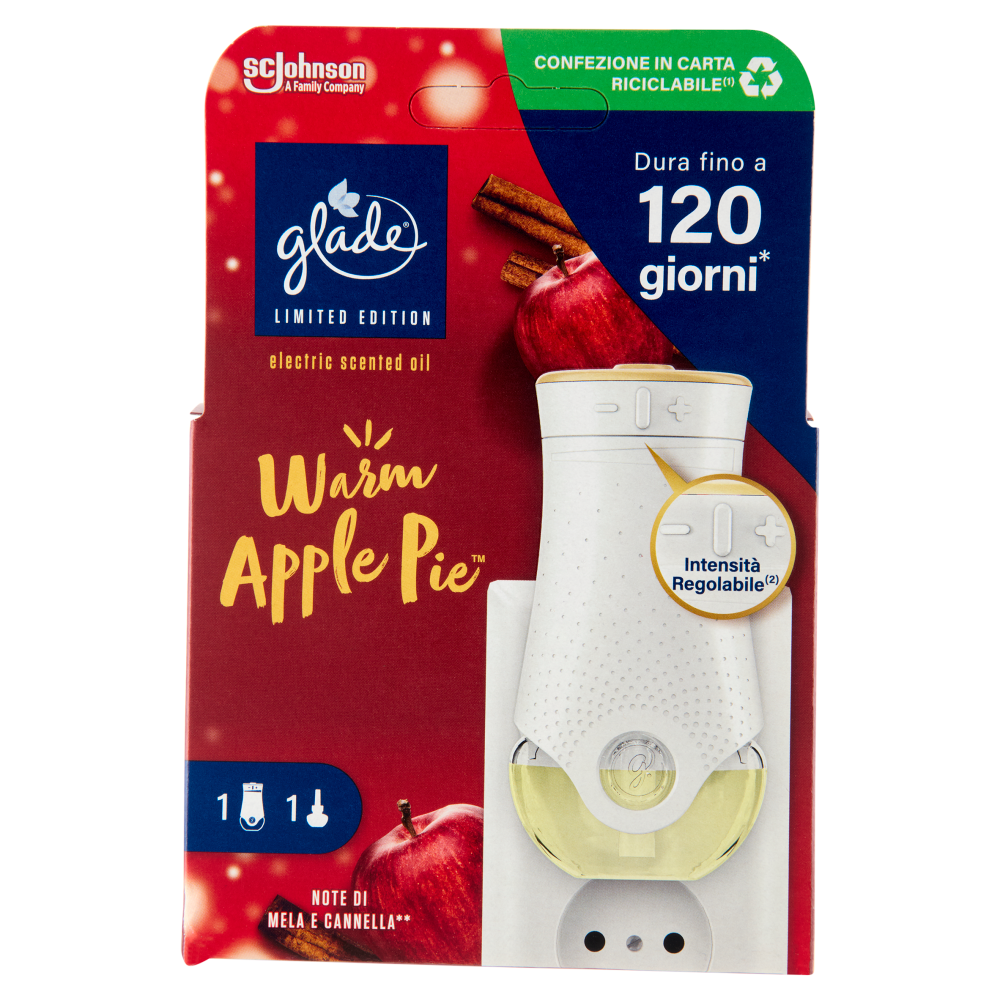 Glade&reg; Liq. Elettrico Diffusore + Ricarica Limited Edition Warm Apple Pie 20ml