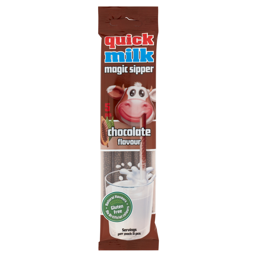 quick milk magic sipper chocolate flavour 5 x 6 g