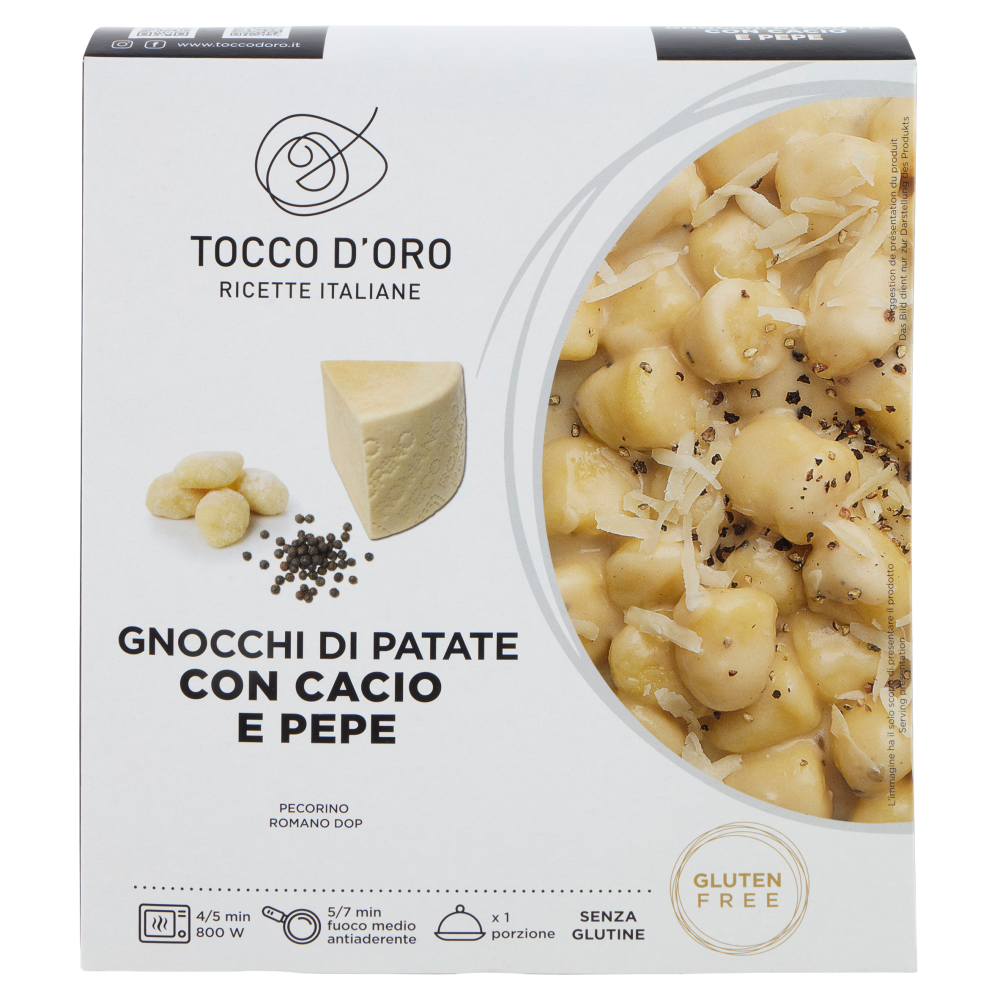 Tocco d'Oro Gnocchi di Patate con Cacio e Pepe 270 g