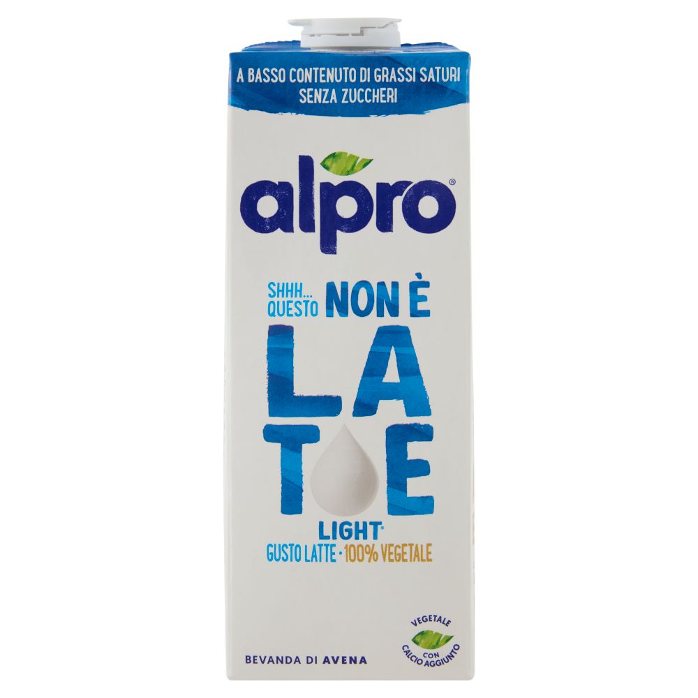 ALPRO Questo Non è Latte Light, Bevanda Vegetale all'Avena Gusto Latte, Senza Lattosio, 1l