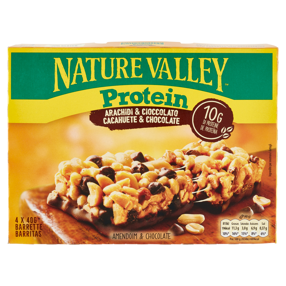 Nature Valley Protein Arachidi & Cioccolato 4 x 40 g
