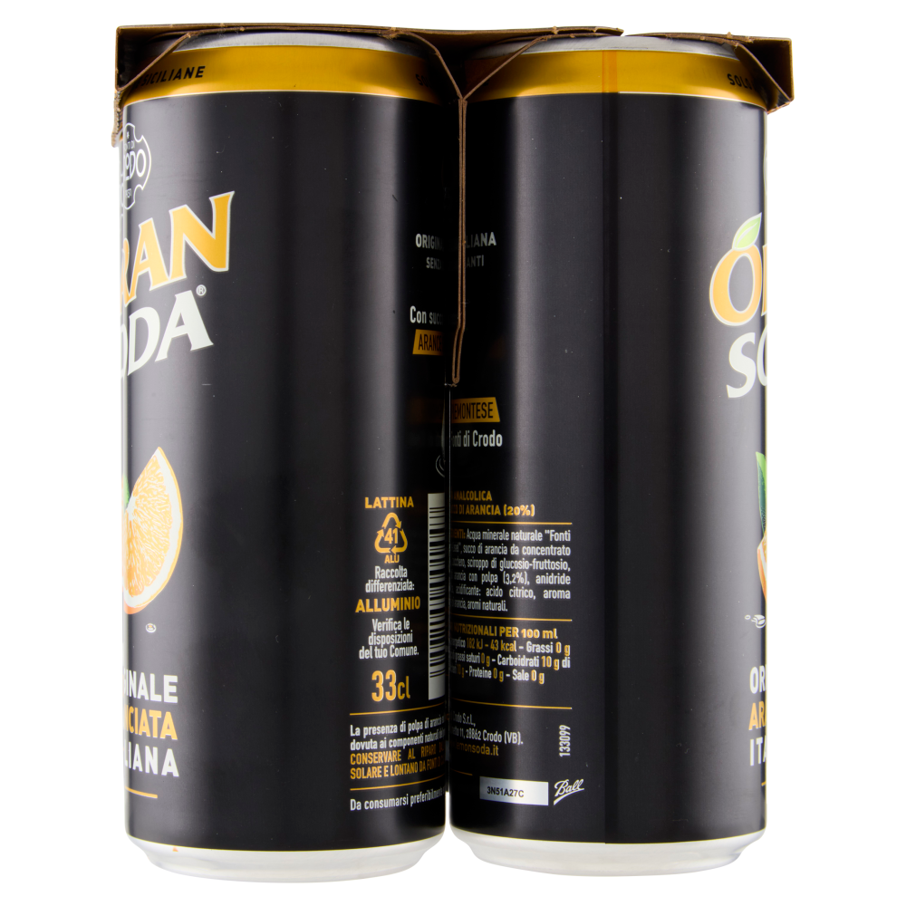 Oransoda 4 x 33 cl 