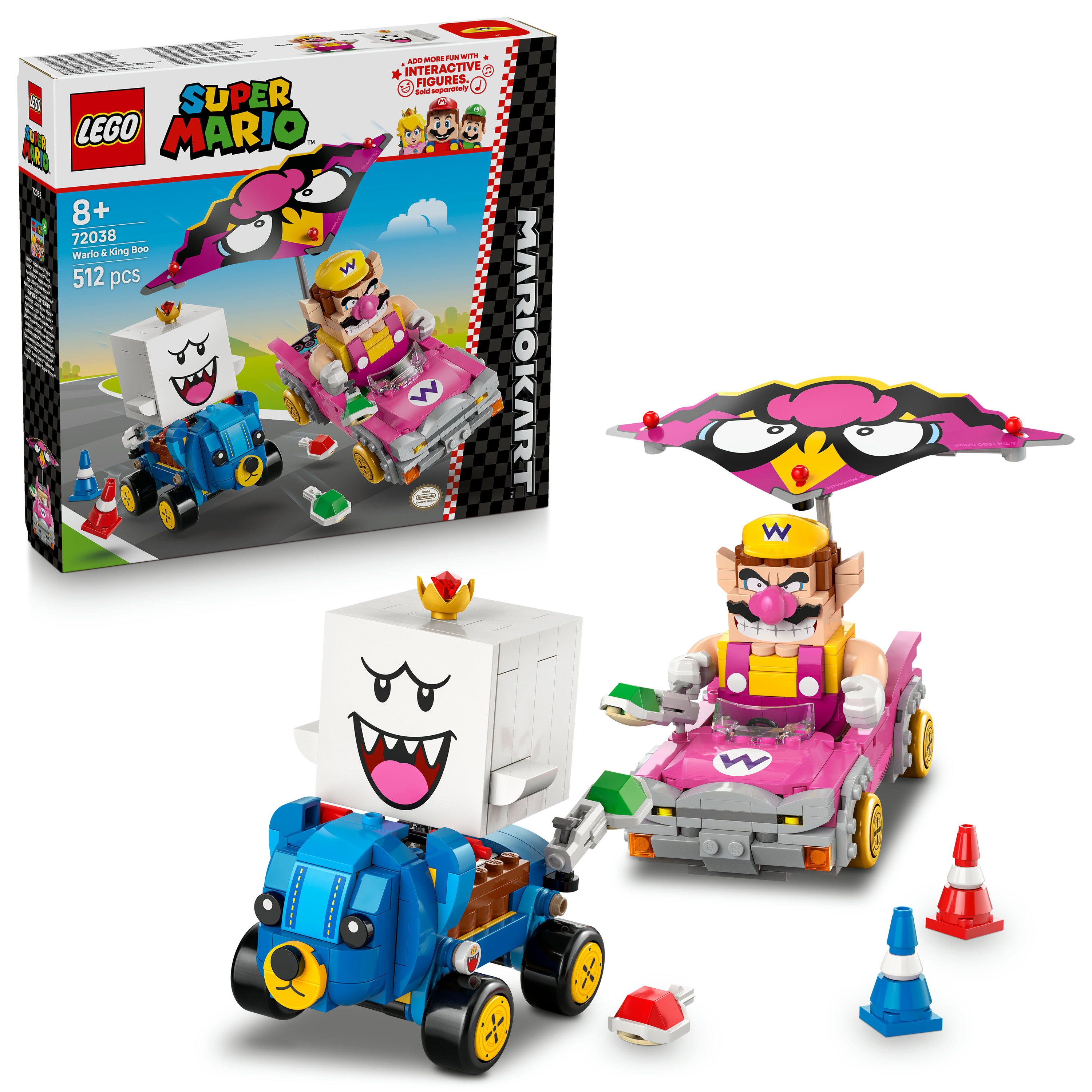 LEGO Super Mario Mario Kart™ – Wario e Re Boo