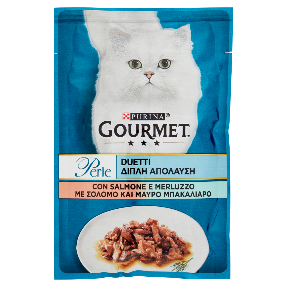 PURINA GOURMET Perle Duetti con Salmone e Merluzzo 85 g