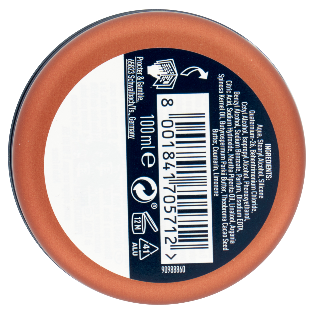 King C. Gillette Balsamo Delicato da Barba con Burro di Cacao, Olio di Argan, Burro di Karité 100 ml