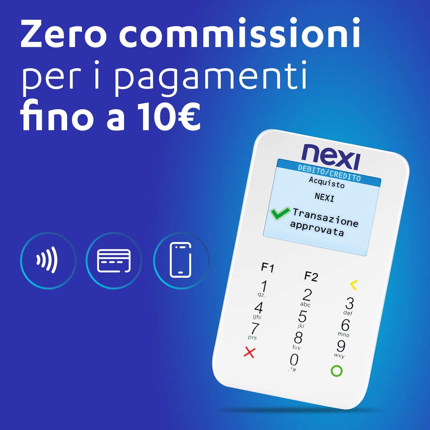 Nexi Mobile POS lettore di card readers Bianco: prezzi e offerte