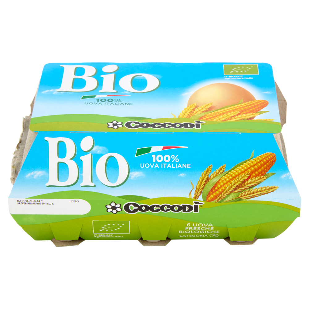 Coccodì Bio 6 Uova Fresche Biologiche 330 g