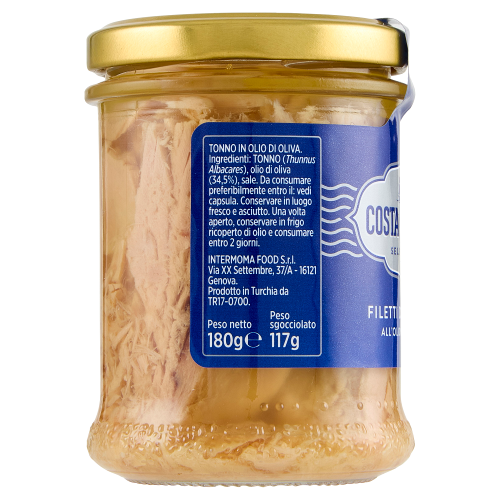 Costa de Arosa Filetti di Tonno all'Olio di Oliva 180 g
