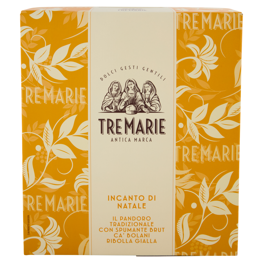 Tre Marie Incanto di Natale Pandoro Tradizionale 750g + Spumante Brut Ca' Bolani Ribolla Gialla 75cl
