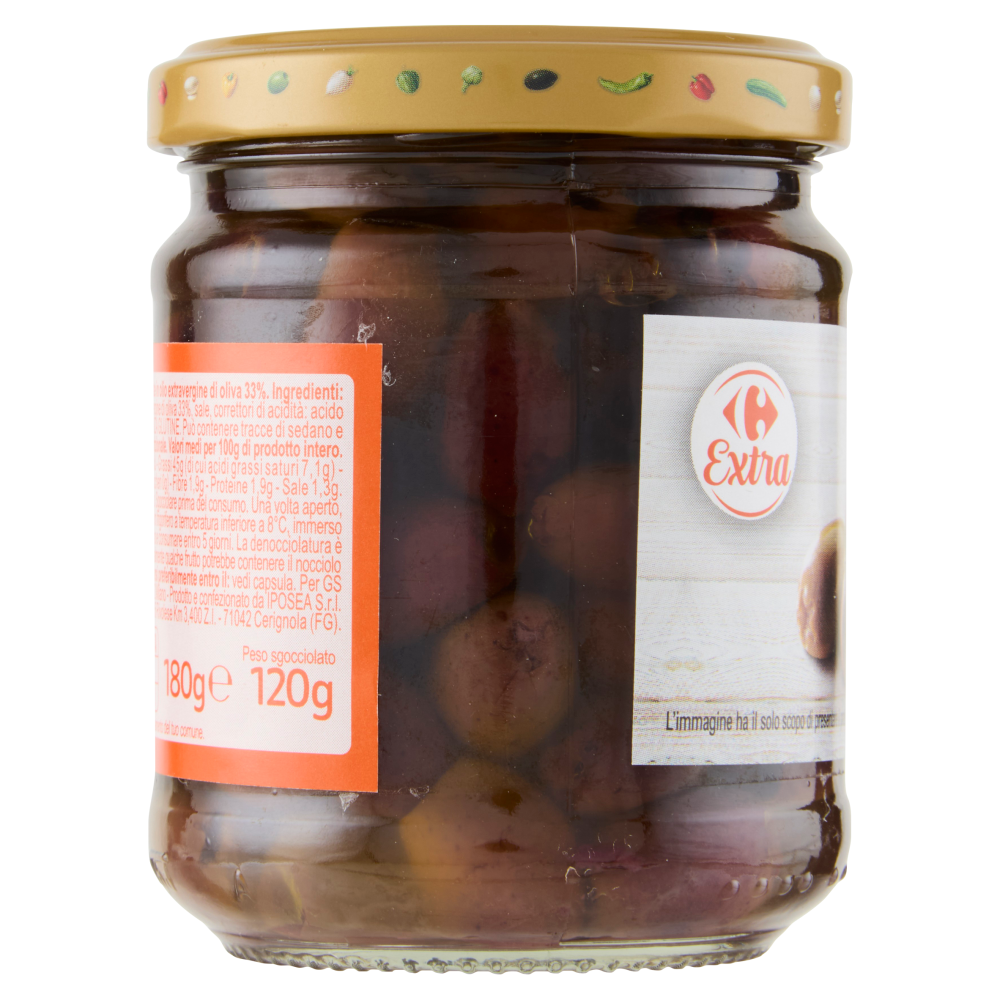 Carrefour Extra Olive Leccino Denocciolate 180 g