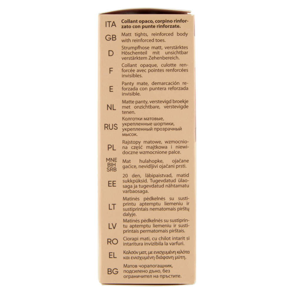 pompea Classico XL Collant opaco 20 den XL-Large Nero