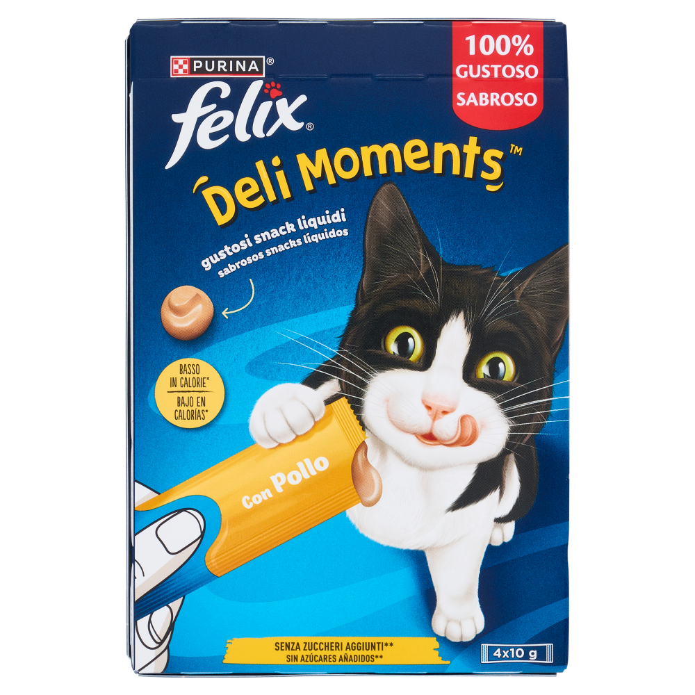 FELIX Deli Moments con Pollo 4 x 10 g