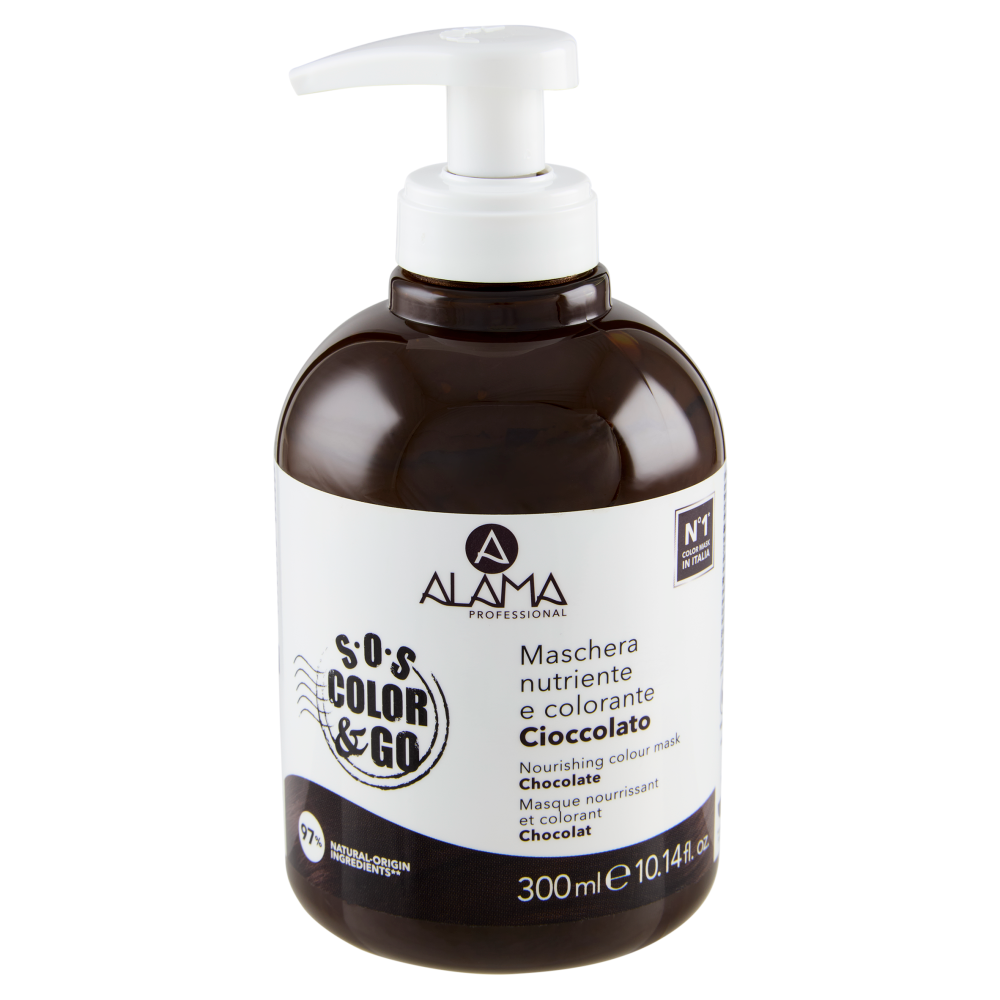 Alama Professional S.O.S. Color & Go Maschera nutriente e colorante Cioccolato 300 ml