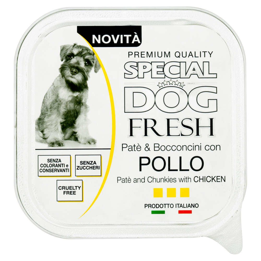 Special Dog Fresh Paté & bocconcini con pollo 150 g