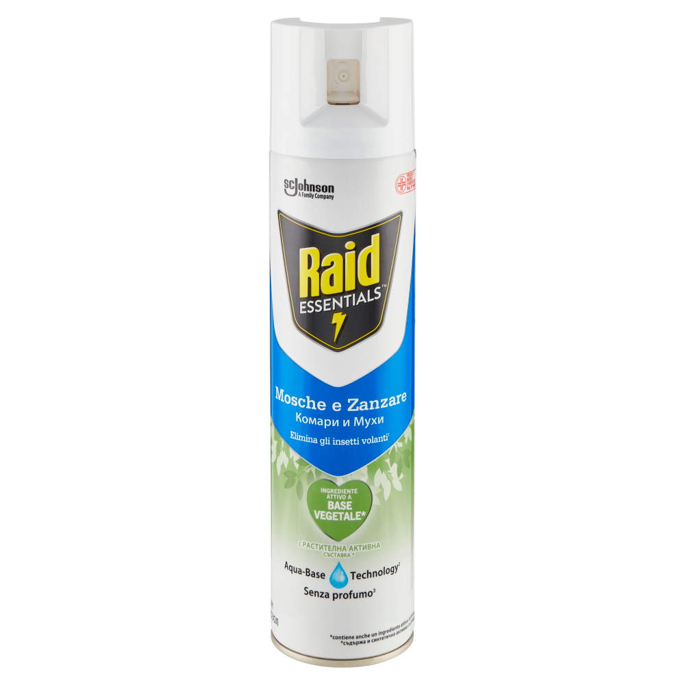 Raid Essentials Mosche e Zanzare, 400 ml