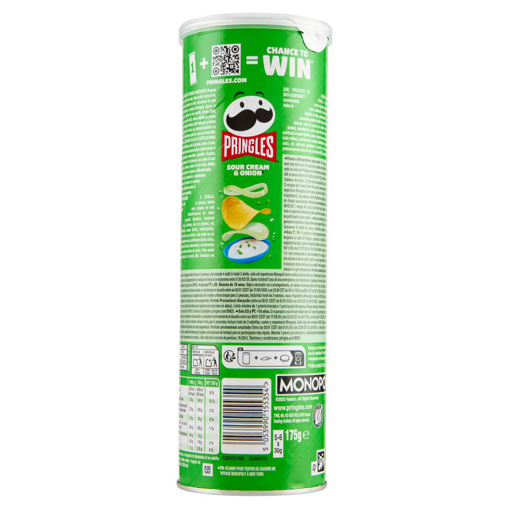 Pringles Sour Cream & Onion 175 g Carrefour